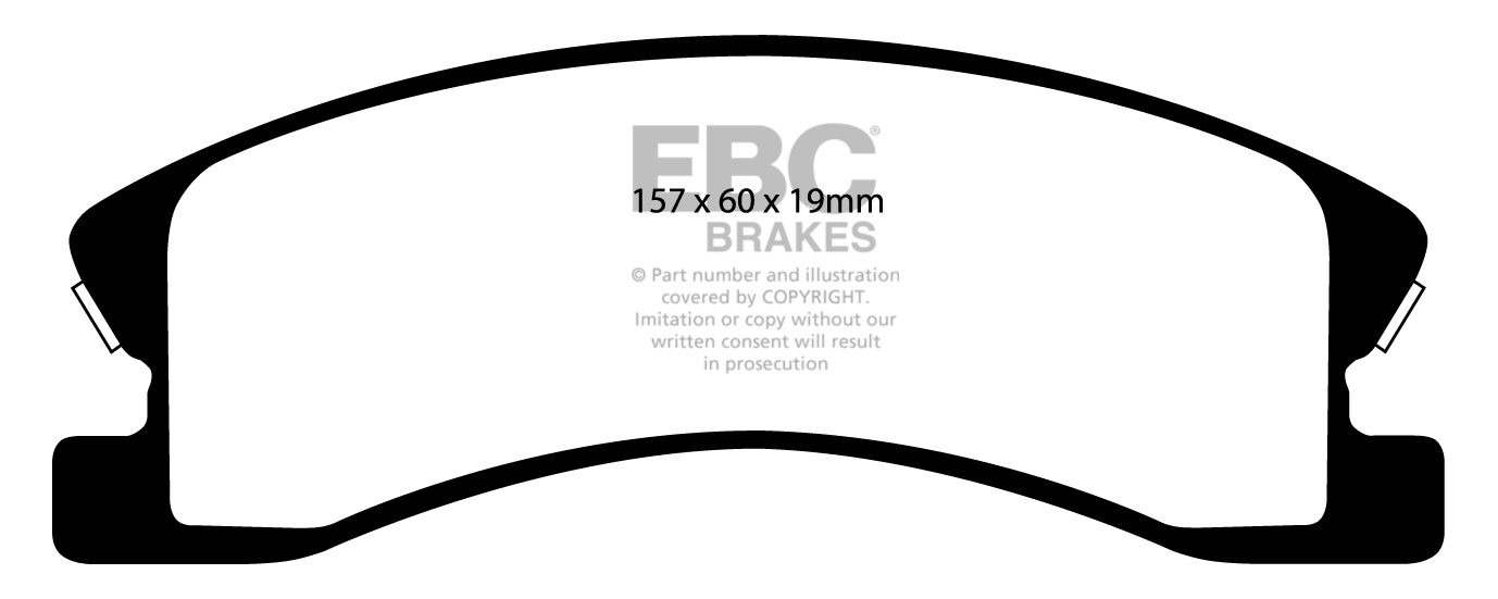 EBC Brakes JEEP Grand Cherokee 4.0 99-2005 Remblokken voorzijde