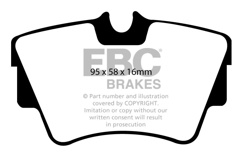 EBC Brakes VAUXHALL BEDRIJFSWAGEN Vivaro 2.5 TD 2003-.. Remblokk