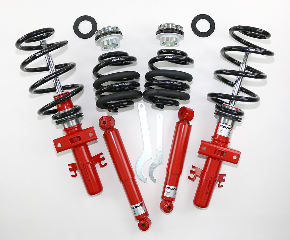 Schroefset Koni VW Transporter T6.1 Rood T30