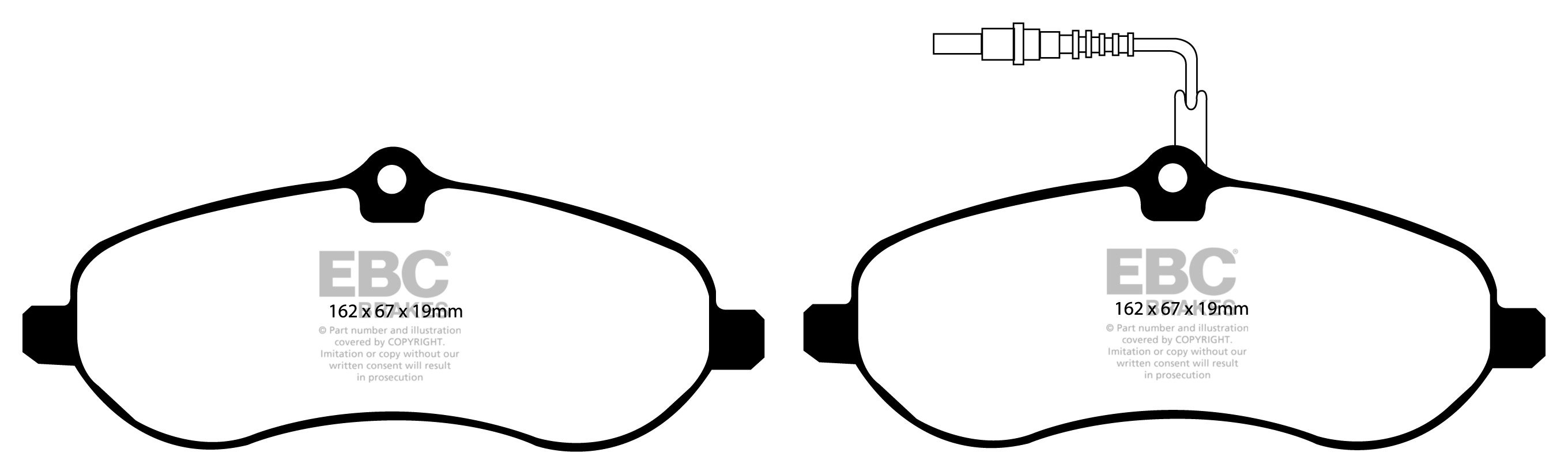 EBC Brakes PEUGEOT BEDRIJFSWAGEN Expert 2.0 TD (120) 2007-.. Rem