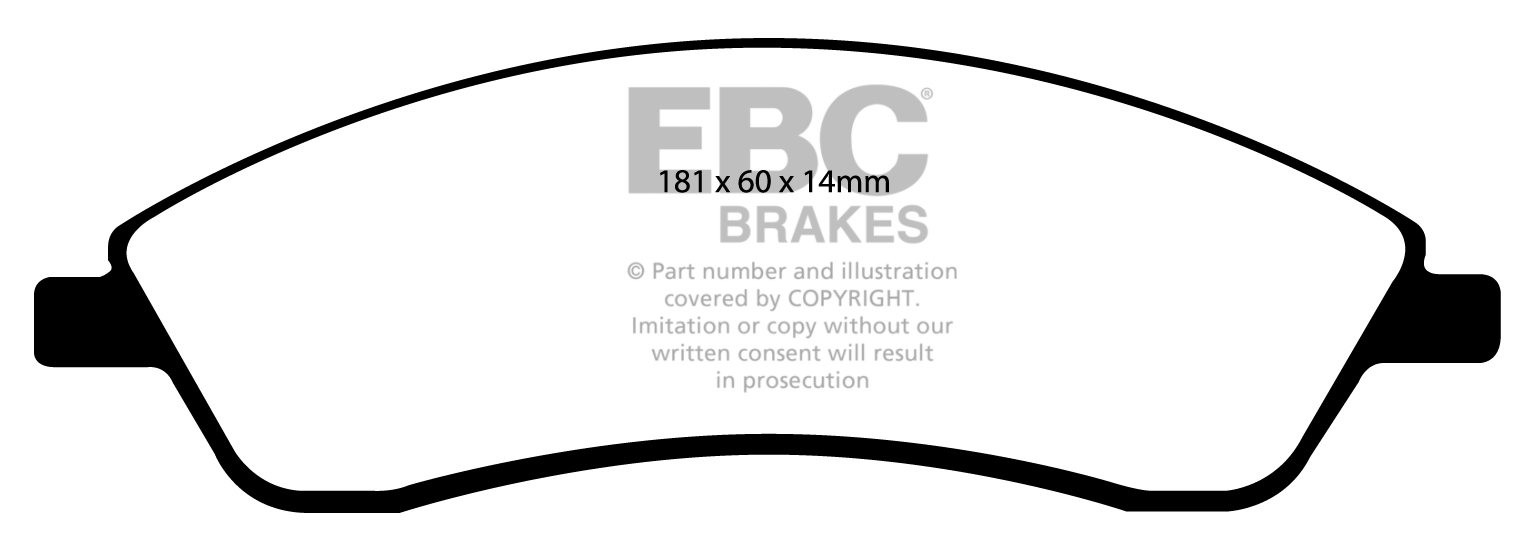 EBC Brakes CADILLAC CTS 3.6 (Performance Package) 2006-2007 Remb