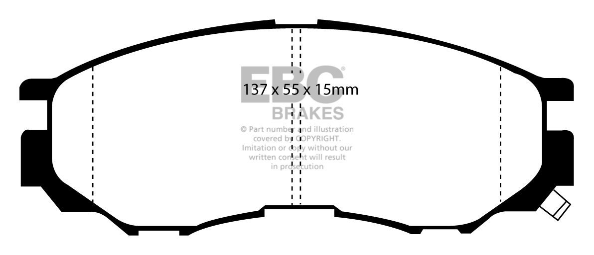 EBC Brakes MITSUBISHI BEDRIJFSWAGEN L 200 2.5 TD (K74T) 97-2000