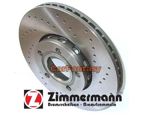 Zimmermann Performance Sport Remschijf Opel Astra G Zonder ABS 0
