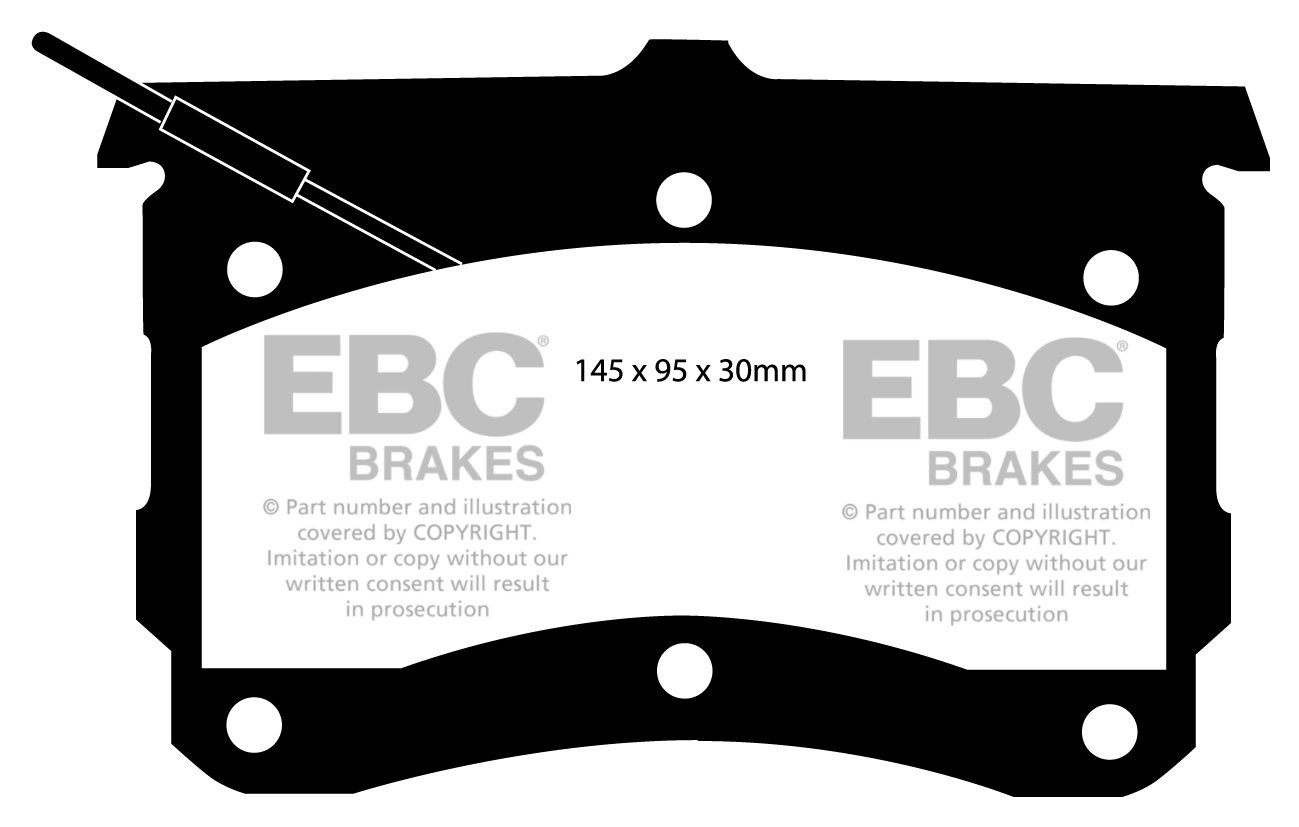 EBC Brakes TOYOTA Altezza 2.0 (GXE10) 2001-2005 Remblokken voorz