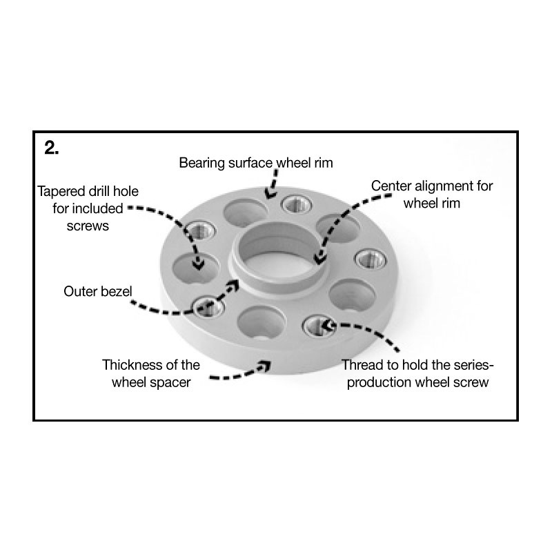 H&R DRA-Systeem Spoorverbreders 30mm 5x120 - Naaf 72,5mm - Boutmaat M14x1,5 -   BMW