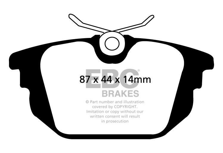 EBC Brakes ALFA ROMEO Spider 2.0 95-2003 Remblokken achterzijde