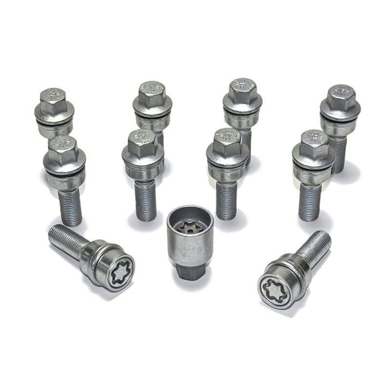 H&R Wielboutenset bolkonisch met beweegbare ring R14 M14x1.50 - Lengte 35mm - 10 stuks (bv.  Audi Q3, Q5) - incl. wielsloten