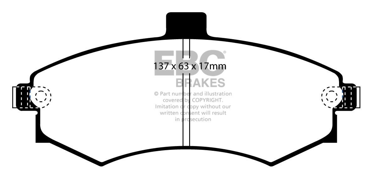 EBC Brakes HYUNDAI Matrix 1.6 2002-.. Remblokken voorzijde