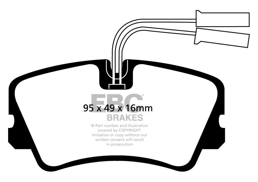 EBC Brakes ALFA ROMEO Sprint 1.7 87-88 Remblokken voorzijde