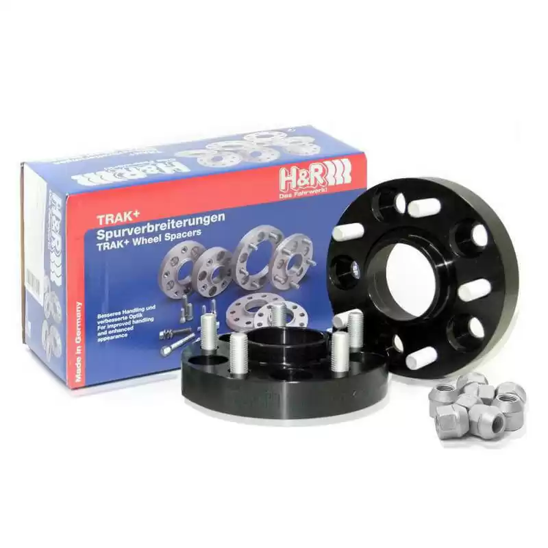 H&R DRM-Systeem Spoorverbreders 15mm 5x108 - Naaf 63,3mm - Boutmaat M14x1,5 -   Ford/Jaguar/Volvo - Zwart