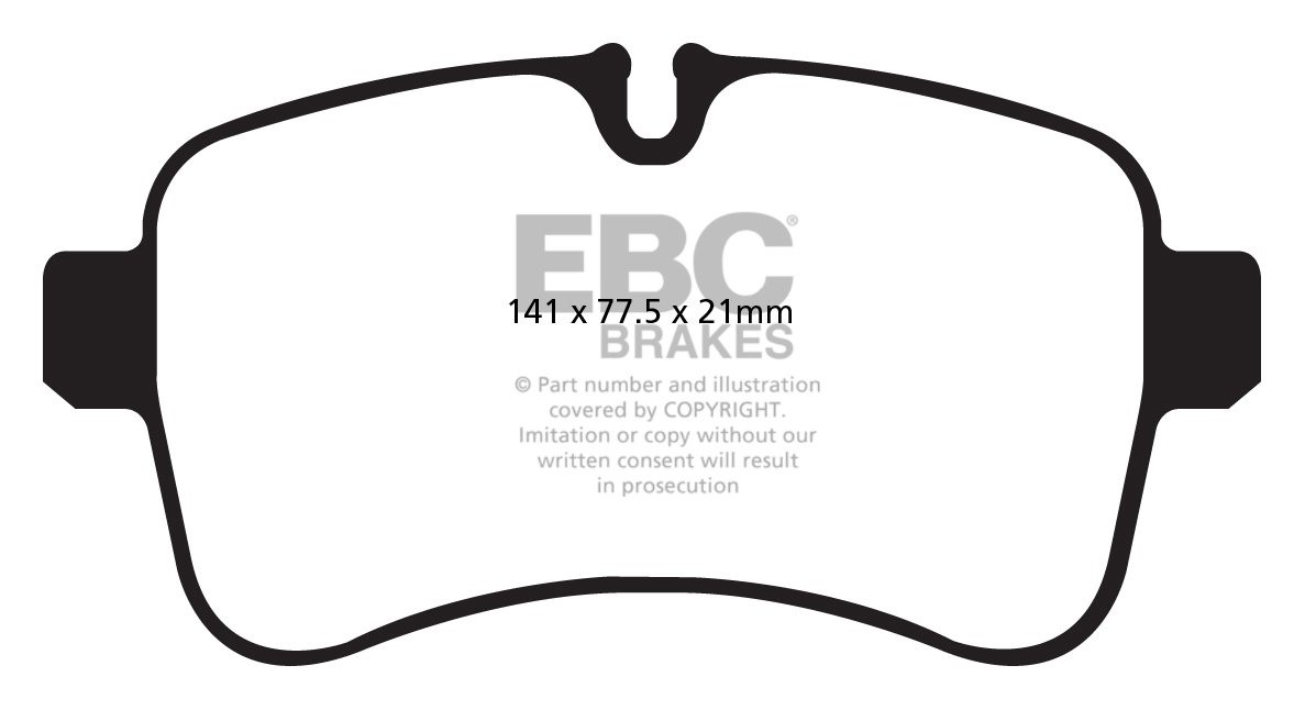 EBC Brakes LOTUS Esprit 2.2 Turbo 80-85 Remblokken voorzijde yel
