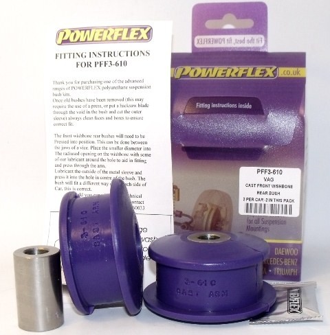Audi TT Mk1 Typ 8N 4WD  Front Wishbone Rear Bush - PowerFlex PFF