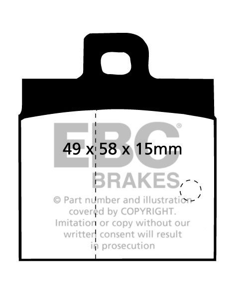 EBC Brakes ALFA ROMEO Alfasud Sprint 1.5 77-83 Remblokken achter