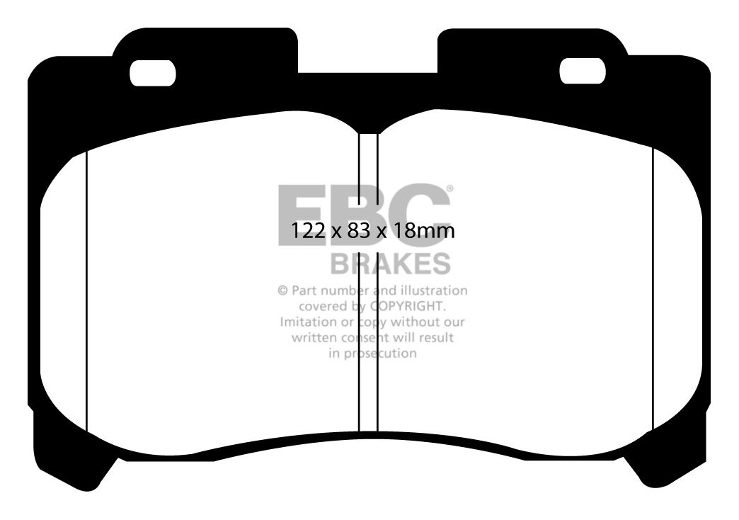 EBC Brakes TOYOTA Celica 2.0 GT4 (ST205) 94-99 Remblokken voorzi