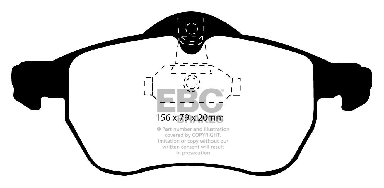 EBC Brakes VAUXHALL BEDRIJFSWAGEN Astravan 2.0 TD (ABS) 98-2001