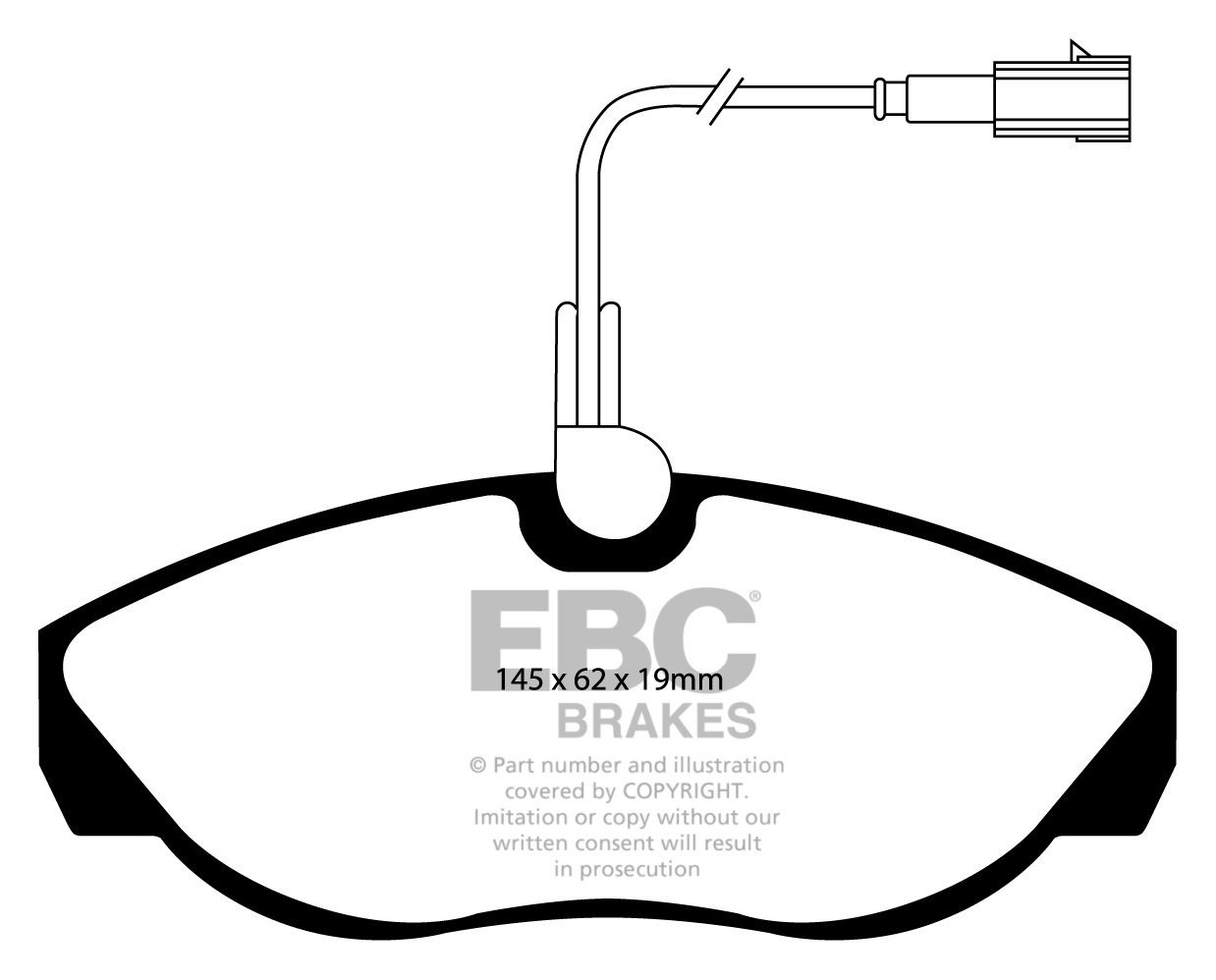 EBC Brakes CITROEN BEDRIJFSWAGEN Relay (Q14)/Jumper 1.9 TD 99-20