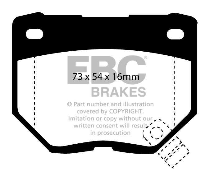 EBC Brakes NISSAN Skyline (R32) 2.6 Twin Turbo GT-R 89-95 Remblo