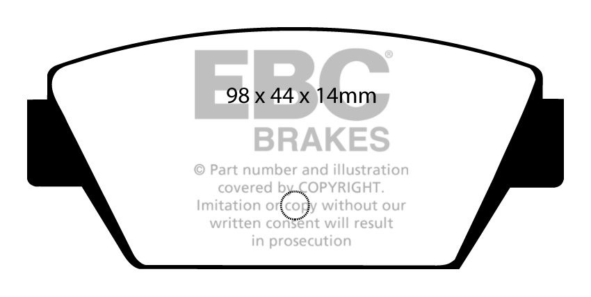 EBC Brakes MITSUBISHI Galant 2.0 GTi 4WD/4WS (E39A) 90-93 Remblo