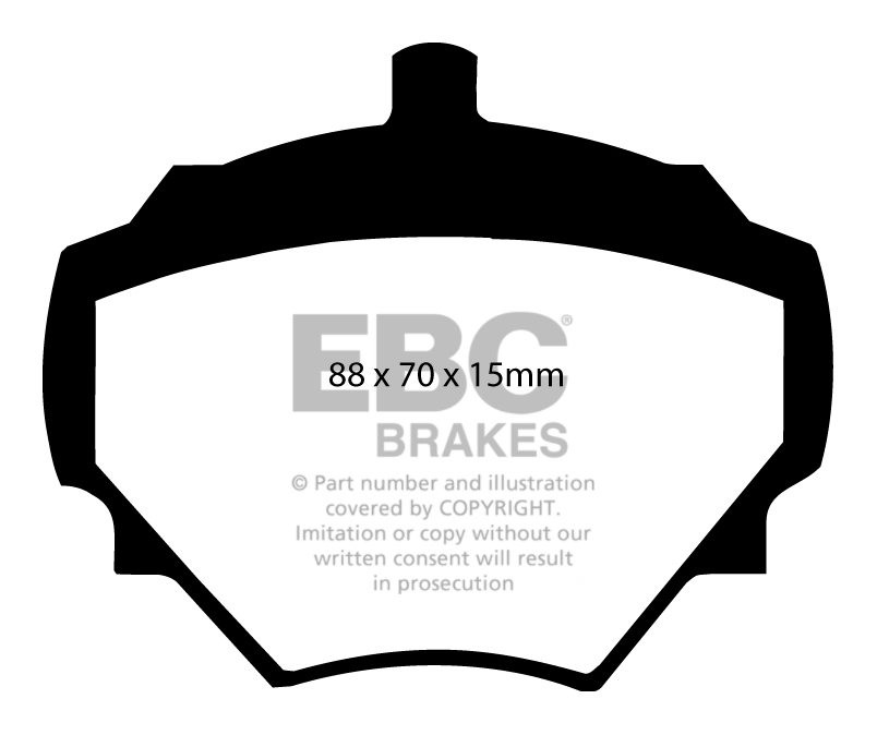EBC Brakes LAND ROVER Defender 90 2.5 D 91-93 Remblokken achterz