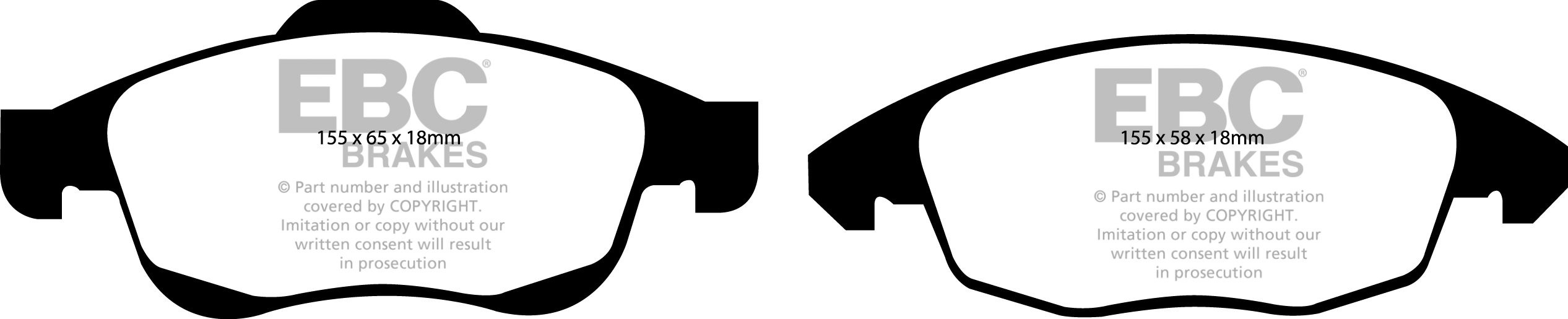 EBC Brakes CITROEN DS4 1.6 2011-.. Remblokken voorzijde