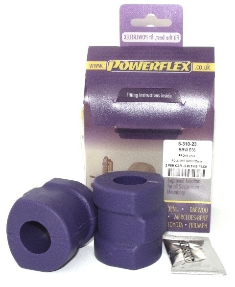 BMW E36 3 Series Compact Front Anti Roll Bar Mounting 23mm - Pow