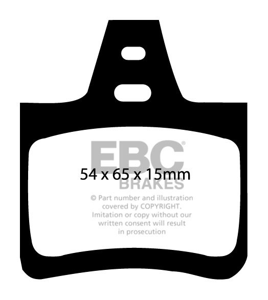 EBC Brakes CITROEN Xantia 2.0 16v 93-2001 Remblokken achterzijde