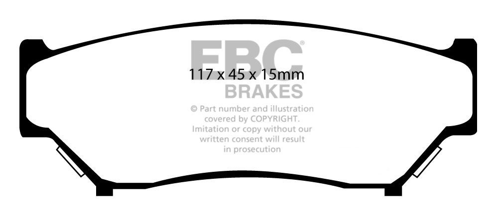 EBC Brakes SUZUKI Jimny 1.5 TD 2004-.. Remblokken voorzijde