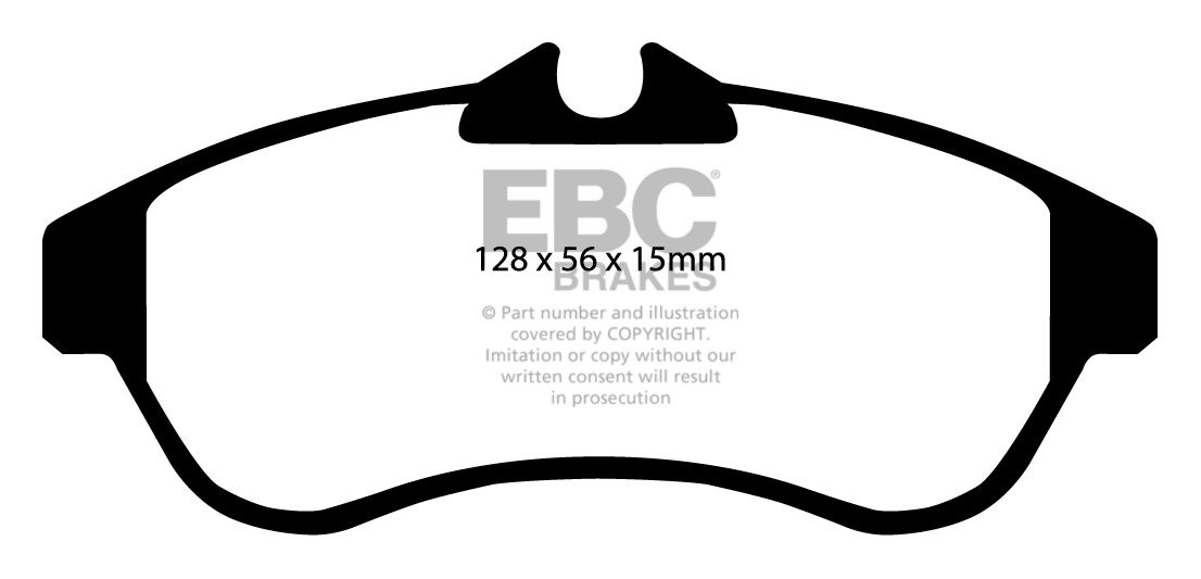 EBC Brakes CITROEN C2 1.6 2003-.. Remblokken voorzijde