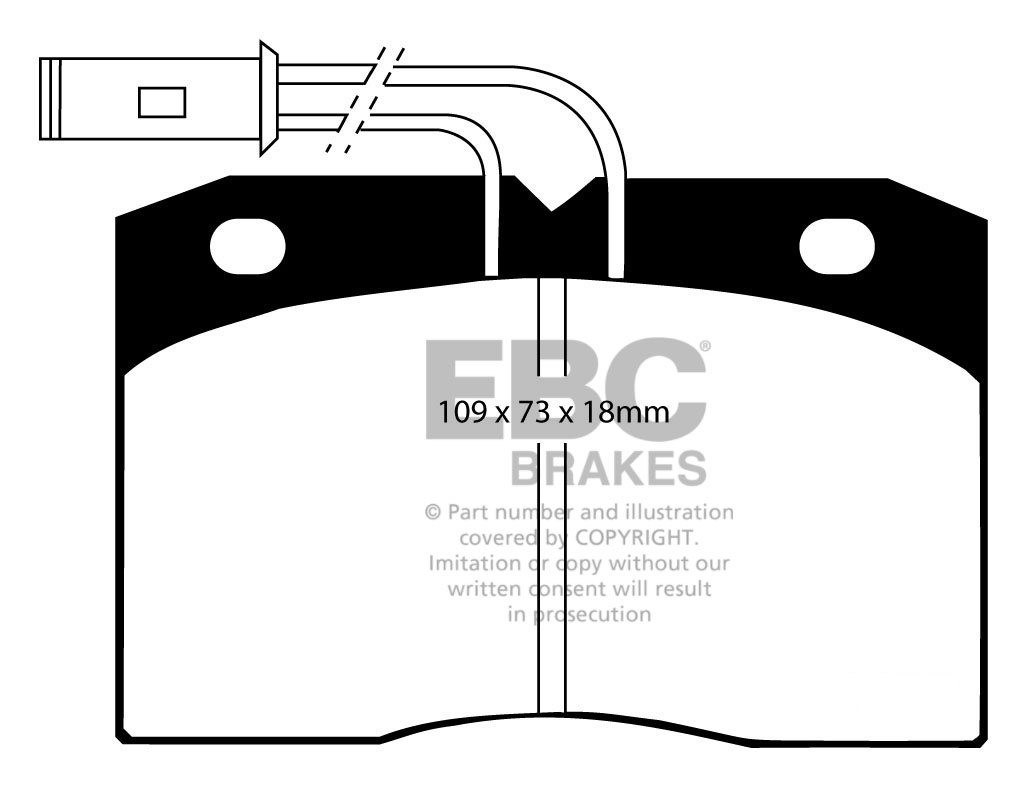 EBC Brakes IVECO BEDRIJFSWAGEN Daily (90-96) 28.8 90-96 Remblokk