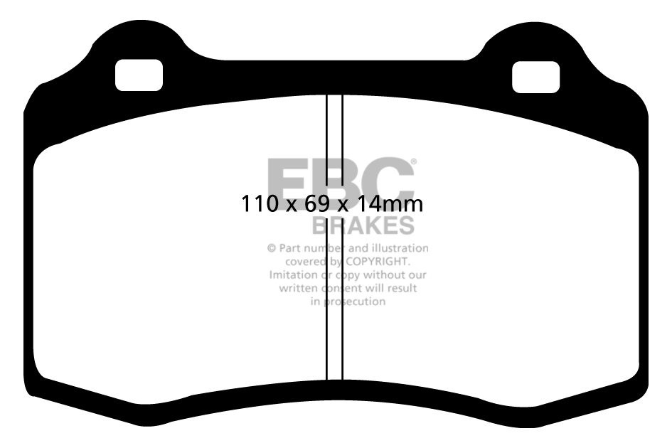 EBC Brakes HYUNDAI Genesis Coupe 2.0 Turbo (Brembo) 2011-.. Remb