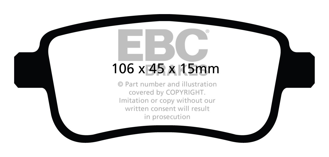 EBC Brakes RENAULT Grand Scenic 2.0 TD (160) 2009-.. Remblokken
