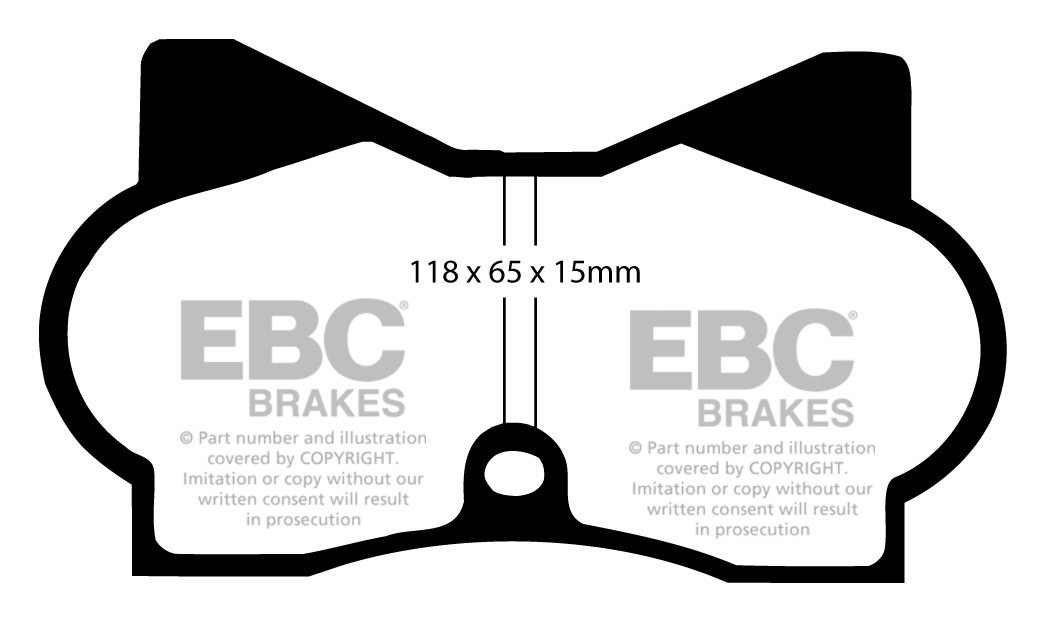 EBC Brakes MASERATI Merak 3.0 71-77 Remblokken voorzijde
