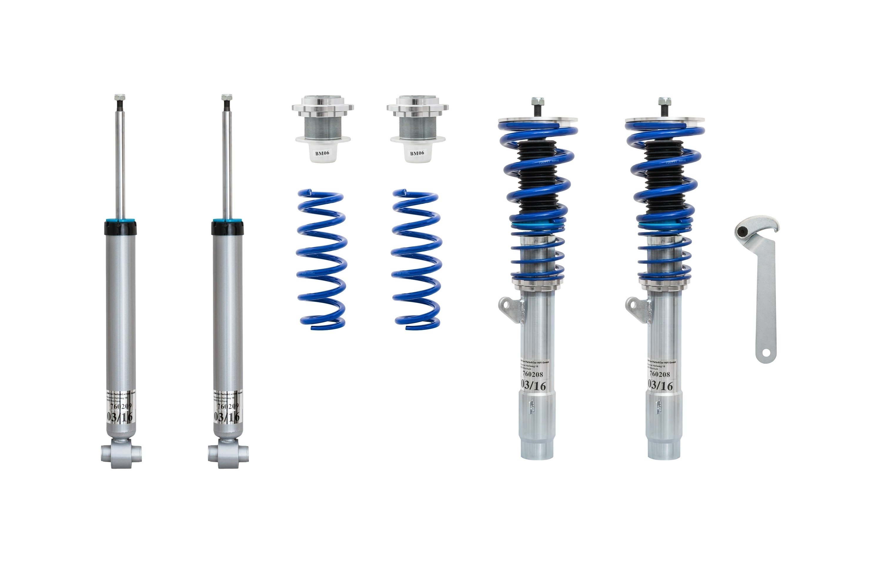 Schroefset BMW 3-serie F30/F31 2012- zonder elektronisch dempers